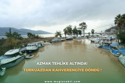 Azmak Tehlike Altında! Turkuazdan Kahverengiye Döndü !