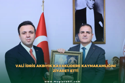 Vali İdris Akbıyık Kavaklıdere Kaymakamlığını ziyaret etti