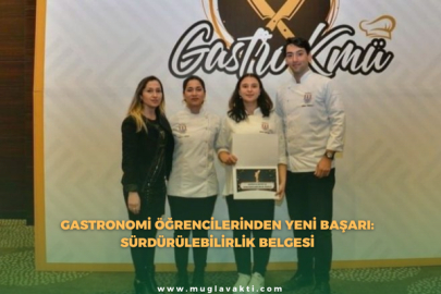 Gastronomi Öğrencilerinden Yeni Başarı: Sürdürülebilirlik Belgesi