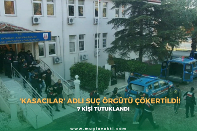 'Kasacılar' adlı suç örgütü çökertildi!