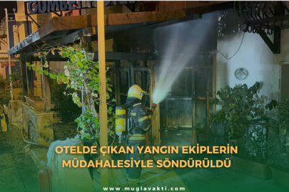 Otelde Çıkan Yangın Ekiplerin Müdahalesiyle Söndürüldü