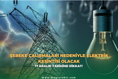 Şebeke çalışmaları nedeniyle elektrik kesintisi olacak, 17 Aralık tarihine dikkat!