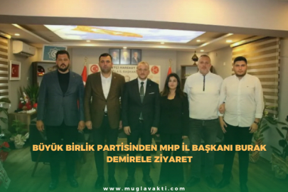 Büyük Birlik Partisi'nden MHP İl Başkanı Burak Demirel'e ziyaret