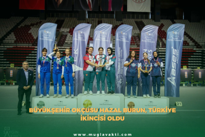 Büyükşehir Okçusu Hazal Burun, Türkiye ikincisi oldu