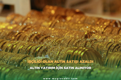 İşçiliği olan altın satışı azaldı, altın yatırım için satın alınıyor