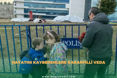 Hayatını kaybedenlere karanfilli veda