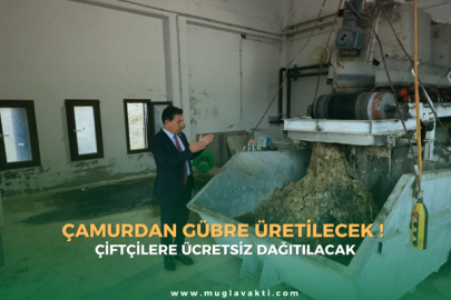 Çamurdan Gübre Üretilecek !