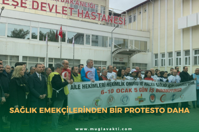 Sağlık emekçilerinden bir protesto daha