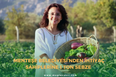 Menteşe Belediyesi'nden İhtiyaç Sahiplerine 1 Ton Sebze