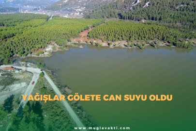 Yağışlar Gölete Can Suyu Oldu