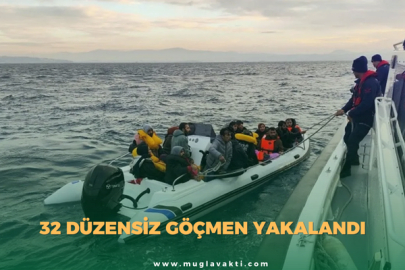 32 Düzensiz Göçmen Yakalandı