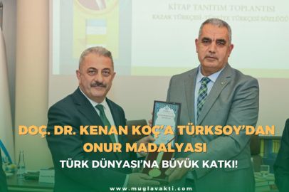 Doç. Dr. Kenan Koç’a TÜRKSOY’dan Onur Madalyası