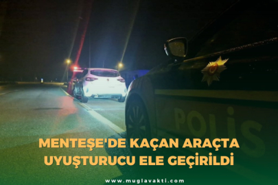 Menteşe'de Kaçan Araçta Uyuşturucu Ele Geçirildi