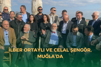 İlber Ortaylı ve Celal Şengör, Muğla’da