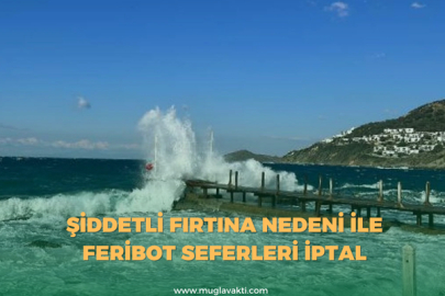 Şiddetli Fırtına Nedeni ile Feribot Seferleri İptal