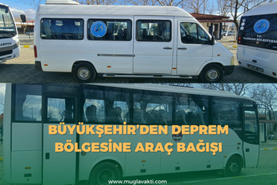Büyükşehir’den Deprem Bölgesine Araç Bağışı