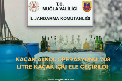 Kaçak Alkol Operasyonu: 708 Litre Kaçak İçki Ele Geçirildi