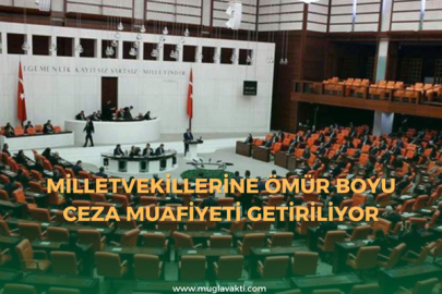 Milletvekillerine ömür boyu ceza muafiyeti getiriliyor