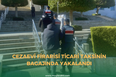 Cezaevi firarisi ticari taksinin bagajında yakalandı