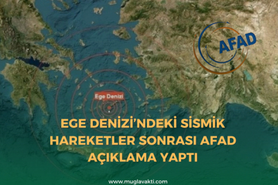 Ege Denizi’ndeki sismik hareketler sonrası AFAD açıklama yaptı