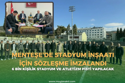 Menteşe’de Stadyum İnşaatı İçin Sözleşme İmzalandı