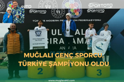 Muğlalı Genç Sporcu, Türkiye Şampiyonu oldu