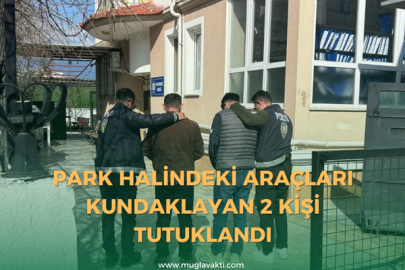 Park Halindeki araçları kundaklayan 2 kişi tutuklandı