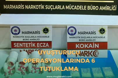 Uyuşturucu Operasyonlarında 6 Tutuklama