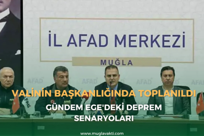 Valinin başkanlığında toplanıldı; Gündem Ege'deki deprem senaryoları